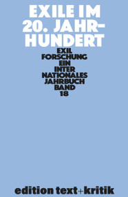 Exile im 20. Jahrhundert (German Edition) by Claus-Dieter Krohn, 9783112422496