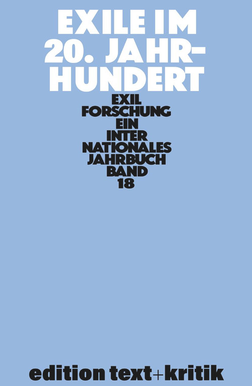 Exile im 20. Jahrhundert (German Edition) by Claus-Dieter Krohn, 9783112422496