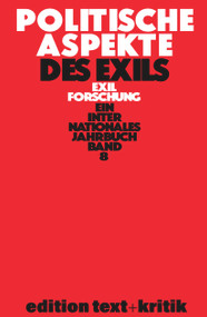 Politische Aspekte des Exils (German Edition) by Thomas Koebner, et al., Lieselotte Maas, 9783112422656