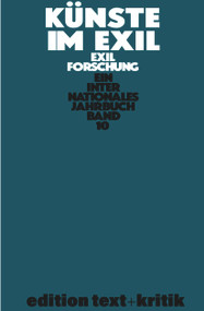 Künste im Exil (German Edition) by Claus-Dieter Krohn, et al., 9783112422694