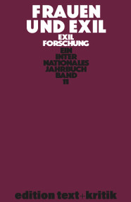 Frauen und Exil (Zwischen Anpassung und Selbstbehauptung) (German Edition) by Claus-Dieter Krohn, et al., Inge Stephan, 9783112422717