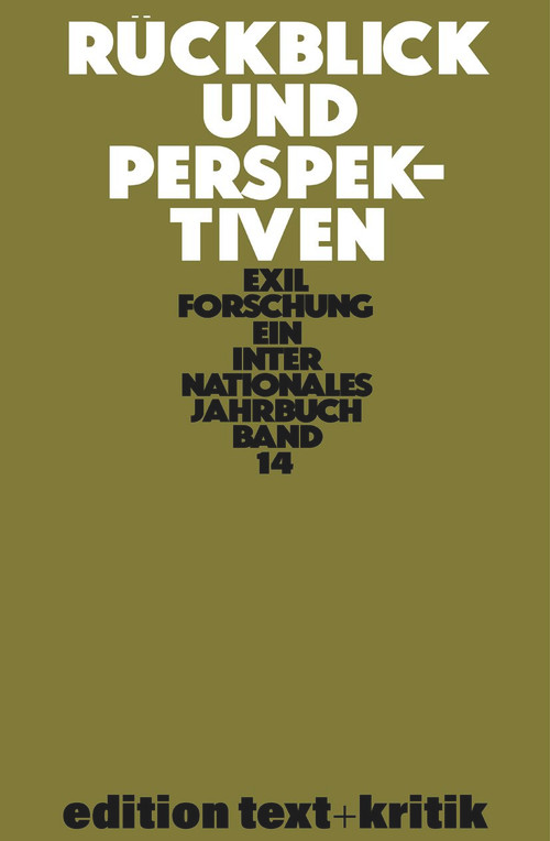 Rückblick und Perspektiven (German Edition) by Claus-Dieter Krohn, 9783112422779