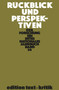 Rückblick und Perspektiven (German Edition) by Claus-Dieter Krohn, 9783112422779