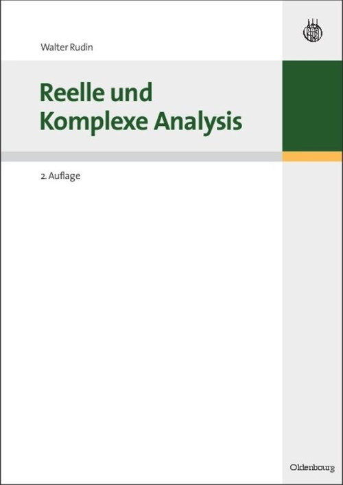 Reelle und Komplexe Analysis (German Edition) by Walter Rudin, 9783486591866