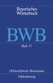 [Fleisch]bock - Boxhamer (German Edition) by Bayerische Akademie der Wissenschaften, Josef Denz, Edith Funk, Anthony R. Rowley, Andrea Schamberger-Hirt, Michael Schnabel, 9783486704976