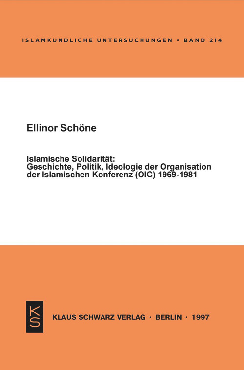 Islamische Solidarität (German Edition) by Ellinor Schöne, 9783879972654