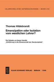 Emanzipation oder Isolation vom westlichen Lehrer? (German Edition) by Thomas Hildebrandt, 9783879972661