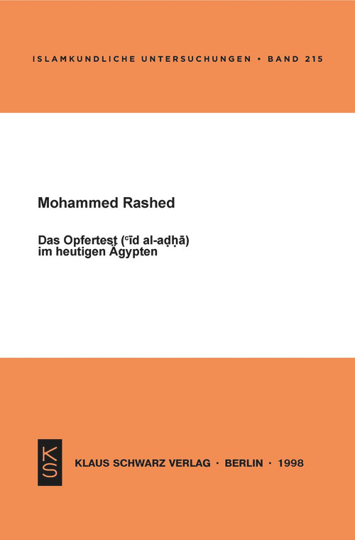 Das Opferfest im heutigen Ägypten (German Edition) by Mohammed Rashed, 9783879972678