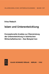 Islam und Unterentwicklung (German Edition) by Irina Hetsch, 9783922968801