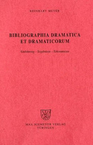 Einführung - Ergebnisse - Erkenntnisse (Sonderdruck) (German Edition) by Reinhart Meyer, 9783484990494