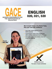 GACE  English 020, 021, 520 by Sharon A. Wynne, 9781642390261