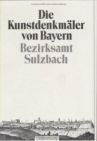 Bezirksamt Sulzbach (Unveränderter Nachdruck der Ausgabe von 1910) (German Edition) by Bayerisches Landesamt für Denkmalpflege, 9783486504491