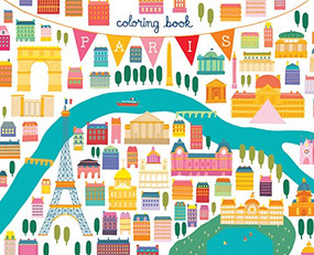 Paris Coloring Book: Mini Edition by Min Heo, 9781623261009