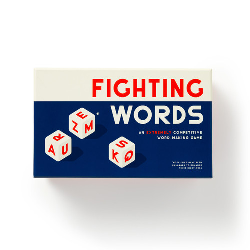 Fighting Words Dice Game by Brass Monkey, Galison, 9780735382909