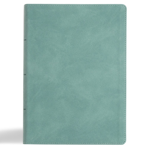 NASB Notetaking Bible, Large Print Edition, Earthen Teal SuedeSoft LeatherTouch by Holman Bible Publishers, 9798384504955