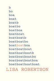 Boat - 9781552454404 by Lisa Robertson, 9781552454404