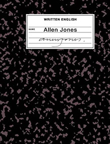 Written English (An artist's book by Allen Jones) by Allen Jones, 9781912165414
