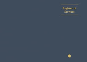Service Register (Landscape) by SPCK, 9780281052585
