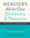 Webster's All-in-One Dictionary and Thesaurus, Third Edition by Merriam-Webster, 9781596951846