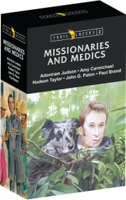 Trail Blazer Missionaries & Medics Box Set 2 (Adoniram Judson, Amy Carmichael, Hudson Taylor, John G. Paton, and Paul Brand) by Irene Howat, Kay Walsh, Catherine MacKenzie, Kay Walsh, Lucille Travis, 9781781916353