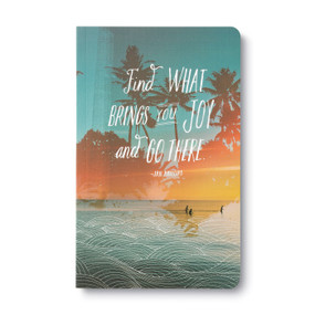 Write Now Journal: "Find what brings you joy and go there." -Jan Phillips by COMPENDIUM, 9781938298028