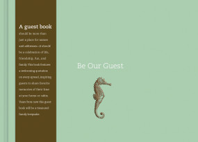 Be Our Guest (Coastal)- Guest Book by Dan Zadra, 9781935414315