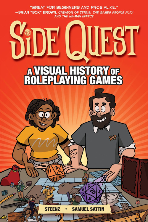 Side Quest (A Visual History of Roleplaying Games, A Graphic Novel) by Samuel Sattin, Steenz, 9780358616375