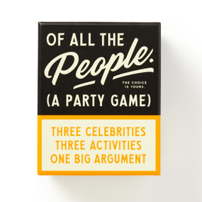 Of All The People Social Game by Brass Brass Monkey, Galison, 9780735382879