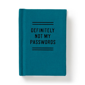 Definitely Not My Passwords Tiny Diary by Brass Brass Monkey, Galison, 9780735382992