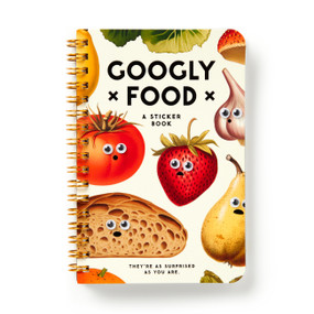 Googly Food Sticker Book by Brass Brass Monkey, Galison, 9780735383296