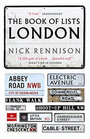 The Book Of Lists London by Nick Rennison, 9781841959344
