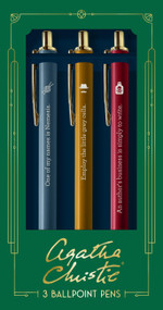 Agatha Christie Pen Set (3 Ballpoint Pens) by Chronicle Books, 9781797226262