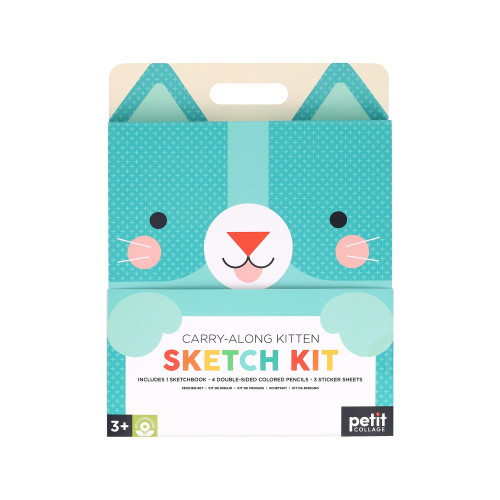 Carry-Along Kitten Sketch Kit by Petit Collage, 9781797231921