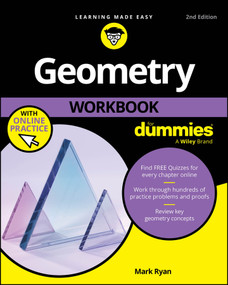Geometry Workbook For Dummies - 9781394276127 by Mark Ryan, 9781394276127