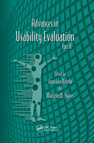 Advances in Usability Evaluation Part II by Francesco Rebelo, Marcelo M. Soares, 9780367381080