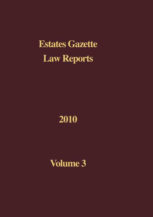 EGLR 2010 Volume 3 by Hazel Marshall, 9780080969398