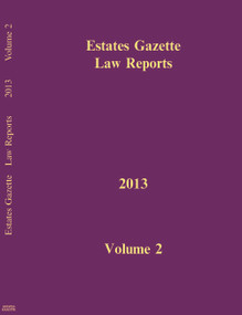 EGLR 2013 V2 by Hazel Marshall, 9780415703987