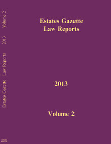 EGLR 2013 V2 by Hazel Marshall, 9780415703987