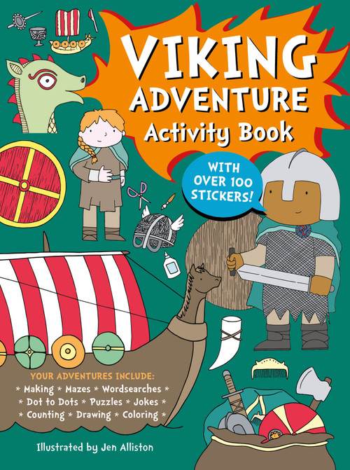 Viking Adventure Activity Book by Jen Alliston, 9781787080751