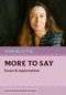 More to Say (Essays and Appreciations) by Ann Beattie, 9781567927528