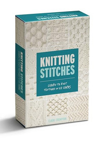 Knitting Stitches Card Deck (Learn to knit texture in 52 cards) by Claire Crompton, 9781446314302