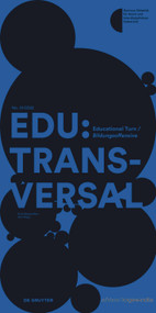 EDU:TRANSVERSAL No. 01/2022 (Educational Turn / Bildungsoffensive) by Ruth Mateus-Berr, 9783110791631