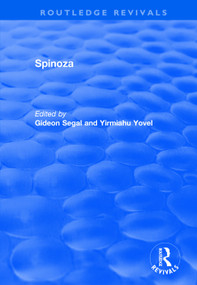 Spinoza - 9781138731196 by Gideon Segal, Yirmiahu Yovel, 9781138731196