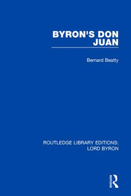 Byron's Don Juan by Bernard Beatty, 9781138648562