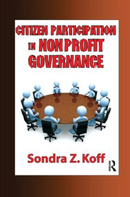 Citizen Participation in Non-profit Governance - 9781138508163 by Sondra Z. Koff, 9781138508163