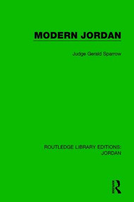 Modern Jordan - 9781138634633 by Judge Gerald Sparrow, 9781138634633