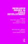 Research Issues in Child Development by Chris Pratt, Alison F. Garton, William E. Tunmer, Andrew R. Nesdale, 9781138501133