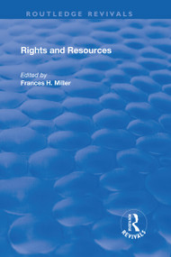 Rights and Resources - 9781138718975 by Frances H. Miller, 9781138718975