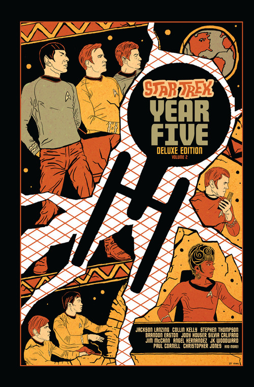 Star Trek: Year Five Deluxe Edition--Book Two by Jackson Lanzing, Collin Kelly, Brandon Easton, Stephen Thompson, Angel Hernandez, 9798887241241