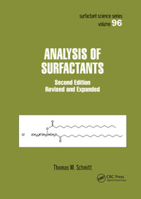 Analysis of Surfactants by Thomas M. Schmitt, 9780367397623